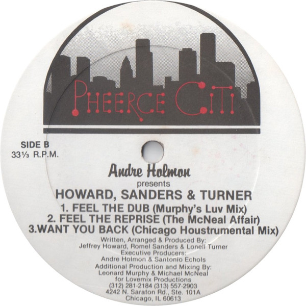 Andre Holmon Presents Howard , Sanders & Turner - Feel The Music | Pheerce Citi (PC-002) - 2 Andre Holmon Presents Howard , Sanders & Turner - Feel The Music | Pheerce Citi (PC-002) - 2