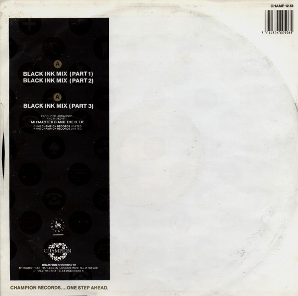 Blackjack - The Black Ink Mix | Champion (CHAMP 12-59) - 2