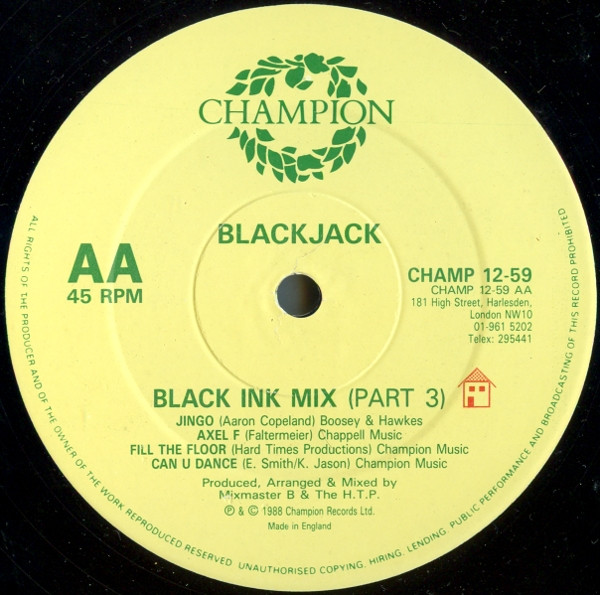Blackjack - The Black Ink Mix | Champion (CHAMP 12-59) - 4