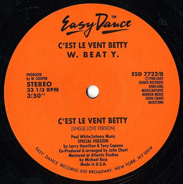 W. Beat Y. - Moments In Love | Easy Dance Records (ESD 7722) - 2 W. Beat Y. - Moments In Love | Easy Dance Records (ESD 7722) - 2