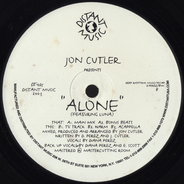 Jon Cutler - Alone | Distant Music (DT-025) - 3 Jon Cutler - Alone | Distant Music (DT-025) - 3