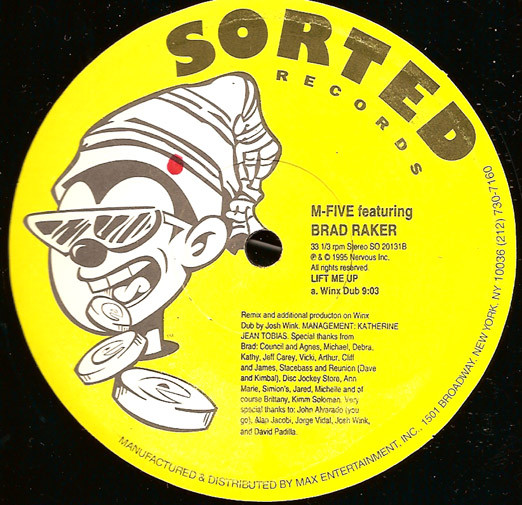M-Five Featuring Brad Raker - Lift Me Up | Sorted Records (SO 20131) - 3 M-Five Featuring Brad Raker - Lift Me Up | Sorted Records (SO 20131) - 3