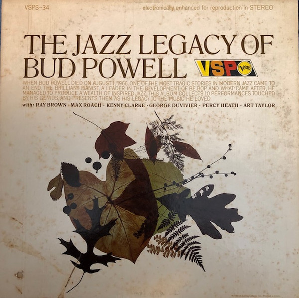 Bud Powell - The Jazz Legacy Of Bud Powell | VSP (VSPS-34) - main Bud Powell - The Jazz Legacy Of Bud Powell | VSP (VSPS-34) - main
