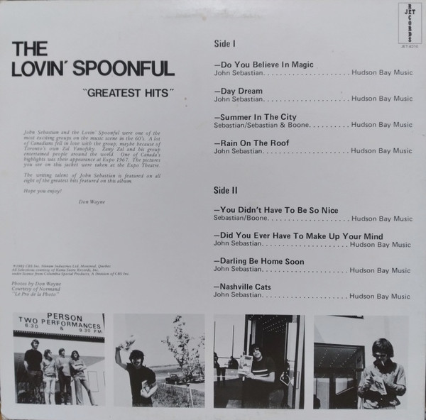 The Lovin' Spoonful - The Pick Of... Greatest Hits | Jet Records (JET-8210) - 2 The Lovin' Spoonful - The Pick Of... Greatest Hits | Jet Records (JET-8210) - 2