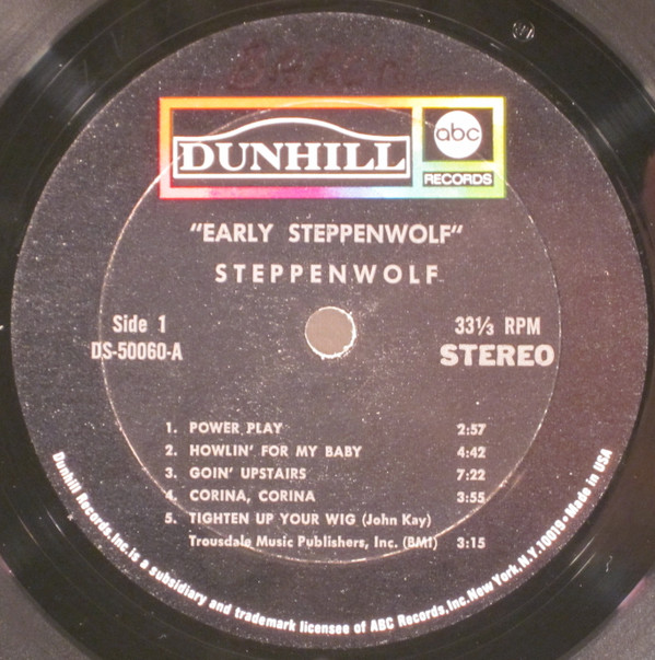 Early Steppenwolf