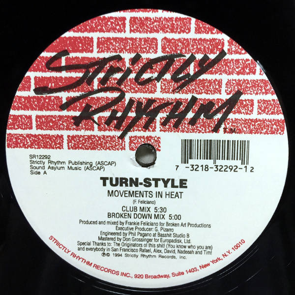 Turn-Style - Movements In Heat | Strictly Rhythm (SR12292) - main