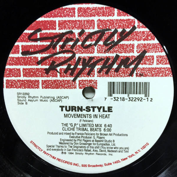 Turn-Style - Movements In Heat | Strictly Rhythm (SR12292) - 2