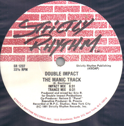 Double Impact - The Manic Track | Strictly Rhythm (SR 1237) - main Double Impact - The Manic Track | Strictly Rhythm (SR 1237) - main