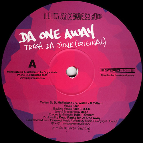 Da One Away - Trash Da Junk | Main Squeeze (MSQ 011) - main