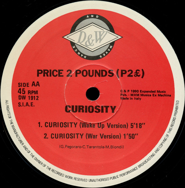Price 2 Pounds (P 2 £) - Curiosity | Dance And Waves (DW 1912) - 4