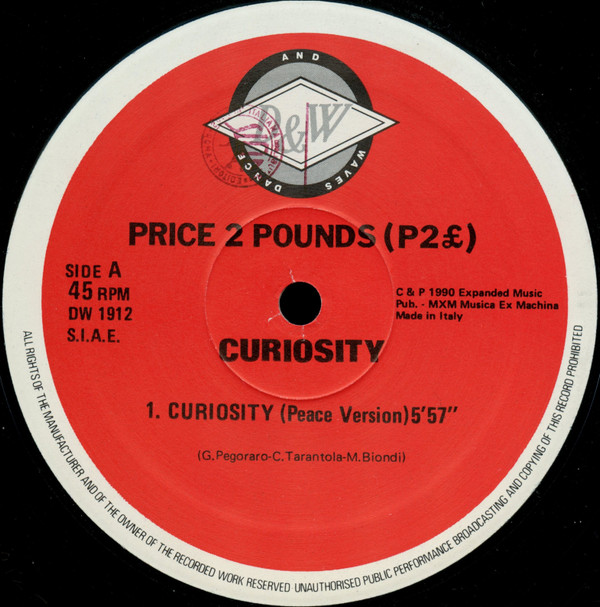 Price 2 Pounds (P 2 £) - Curiosity | Dance And Waves (DW 1912) - 3