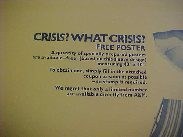 Crisis? What Crisis?