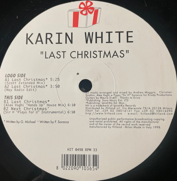 Karin White - Last Christmas | Hitland (HIT 0498) - main