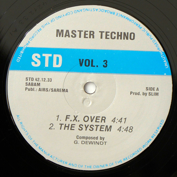Master Techno - Vol. 3 | S.T.D. Records (STD 42.12.33)