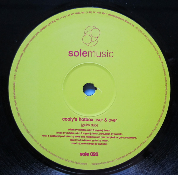 Cooly's Hot Box - Over & Over | Sole Music (sole020) - 4 Cooly's Hot Box - Over & Over | Sole Music (sole020) - 4