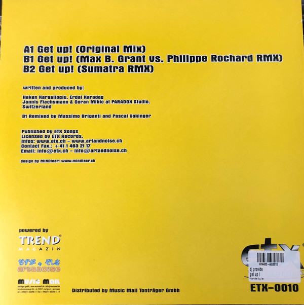 DJ Provide - Get Up! | ETX Editiontraxx (ETX-0010) - 2