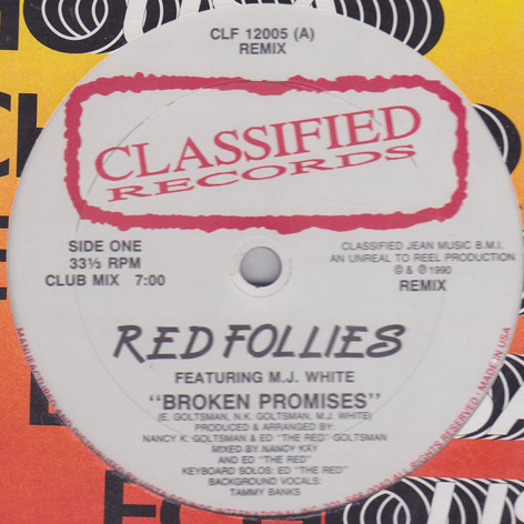 Red Follies Featuring M.J. White - Broken Promises (Remix) | Classified Records (CLF 12005) - main Red Follies Featuring M.J. White - Broken Promises (Remix) | Classified Records (CLF 12005) - main