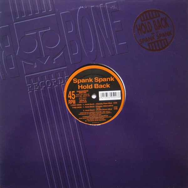 Spank Spank - Hold Back | Back Bone Records (BBR 004)