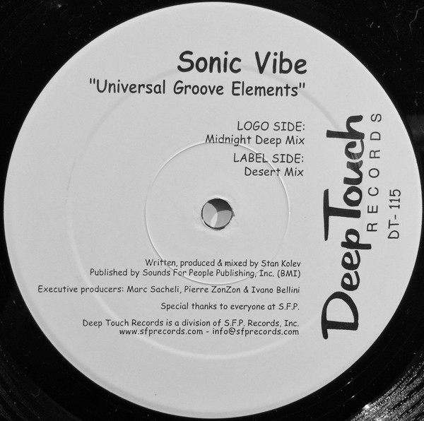 Sonic Vibe - Universal Groove Elements | Deep Touch Records (DT- 115) - main Sonic Vibe - Universal Groove Elements | Deep Touch Records (DT- 115) - main
