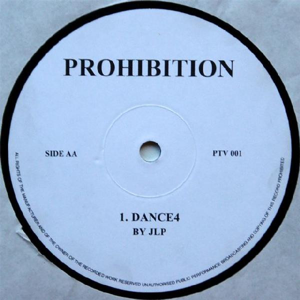 Harrison / JLP - Prohibition | Not On Label (PTV 001) - 2