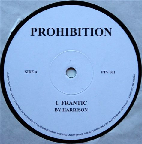 Harrison / JLP - Prohibition | Not On Label (PTV 001)