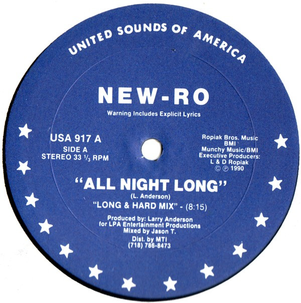New-Ro - All Night Long | United Sounds of America (USA 917)