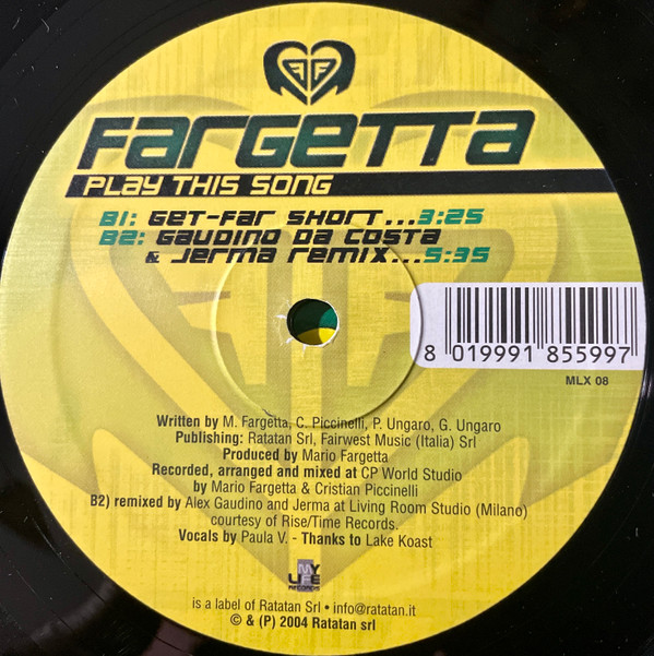 Fargetta - Play This Song | My Life Records (MLX 08) - 4 Fargetta - Play This Song | My Life Records (MLX 08) - 4