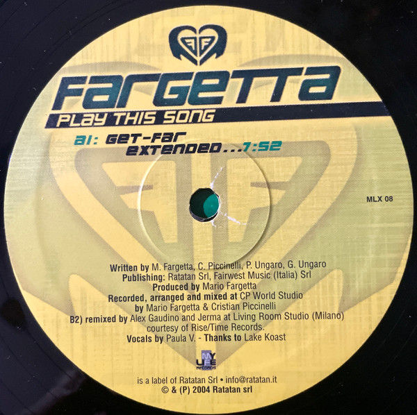 Fargetta - Play This Song | My Life Records (MLX 08) - 3 Fargetta - Play This Song | My Life Records (MLX 08) - 3