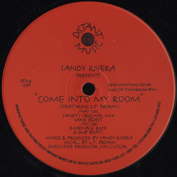 Sandy Rivera Featuring LT Brown - Come Into My Room | Distant Music (DT-012) - main