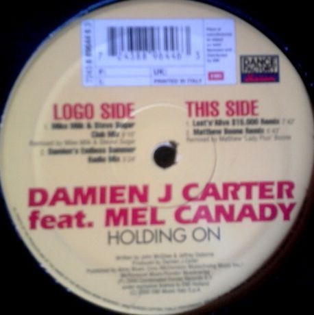 Damien J Carter Feat. Mel Canady - Holding On | Dance Factory (8 89644 6) - main Damien J Carter Feat. Mel Canady - Holding On | Dance Factory (8 89644 6) - main