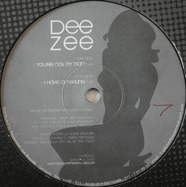 Dee Zee - You're Not My Man | ProgCity (PCMS0020) - 2