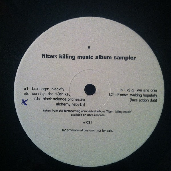 Various - Filter: Killing Music Album Sampler | Ultra Records (UL 031)