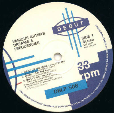 Various - Dreams & Frequencies | Debut (DBLP 508) - 3 Various - Dreams & Frequencies | Debut (DBLP 508) - 3