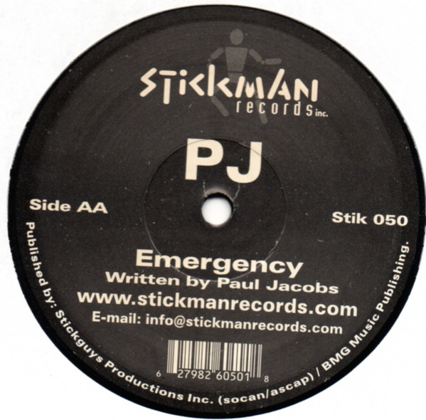 Paul Jacobs - Allright / Emergency | Stickman Records (STIK 050) - 2