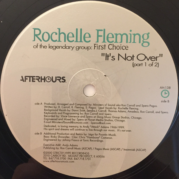 Rochelle Fleming - It's Not Over | Afterhours (AH-138) - 3 Rochelle Fleming - It's Not Over | Afterhours (AH-138) - 3