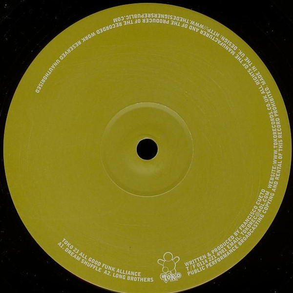All Good Funk Alliance - Unica | Toko Records (TOKO 23) - 2