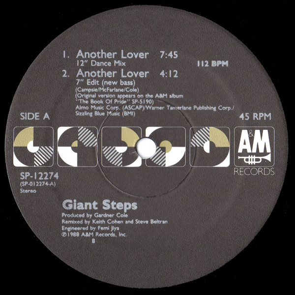 Giant Steps - Another Lover | A&M Records (SP-12274)