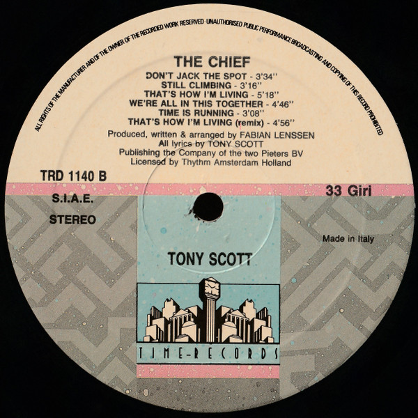 Tony Scott - The Chief | Time Records (TRD 1140) - 4 Tony Scott - The Chief | Time Records (TRD 1140) - 4