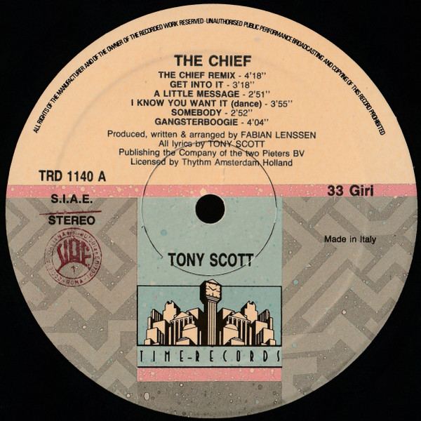 Tony Scott - The Chief | Time Records (TRD 1140) - 3 Tony Scott - The Chief | Time Records (TRD 1140) - 3