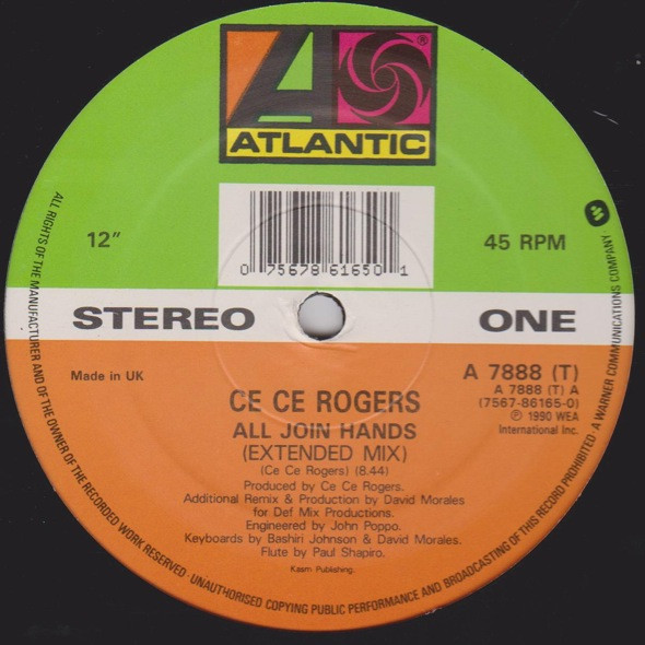 Ce Ce Rogers - All Join Hands | Atlantic (A 7888 (T))