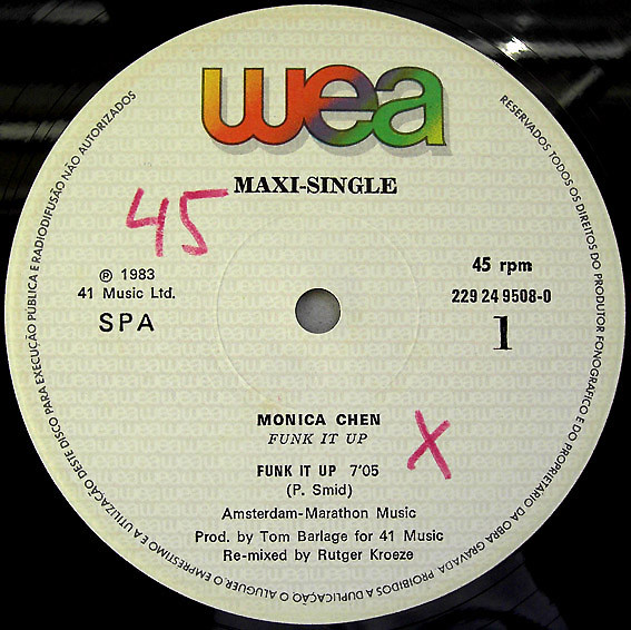Monica Chen - Funk It Up | WEA (229 24 9508-0) - 3
