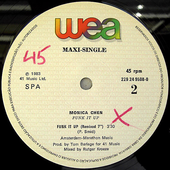 Monica Chen - Funk It Up | WEA (229 24 9508-0) - 4