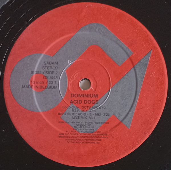 Dominium - Acid Dogs | Oscillator (OS.048) - main Dominium - Acid Dogs | Oscillator (OS.048) - main