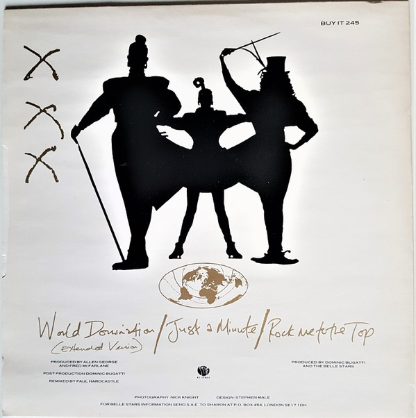 The Belle Stars - World Domination | Stiff Records (BUY IT 245) - 2