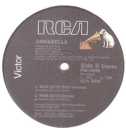 Annabella - War Boys | RCA Victor (PW-14288) - 4 Annabella - War Boys | RCA Victor (PW-14288) - 4