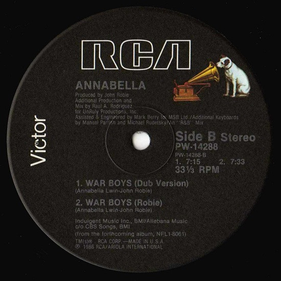 Annabella - War Boys | RCA Victor (PW-14288) - 3 Annabella - War Boys | RCA Victor (PW-14288) - 3