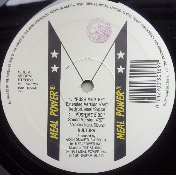 Kultura - Push Me 2 Be | Meal Power (MP 875467/37) - main