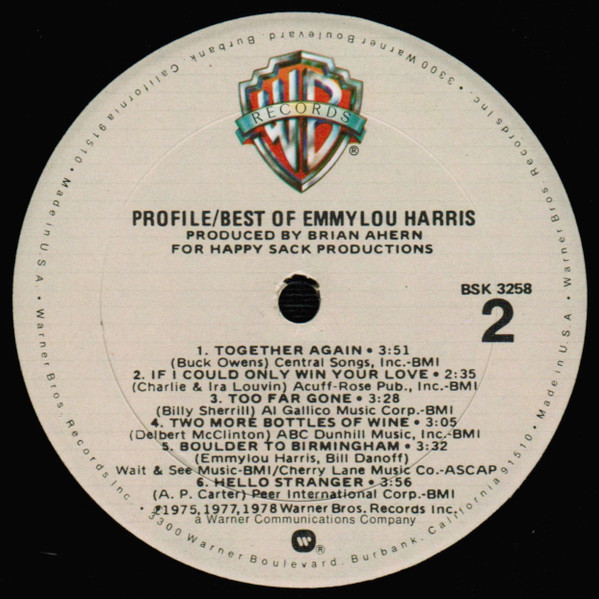 Profile / Best Of Emmylou Harris