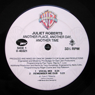Juliet Roberts - Another Place, Another Day, Another Time | Slam Jam Records (0-40321) - main Juliet Roberts - Another Place, Another Day, Another Time | Slam Jam Records (0-40321) - main
