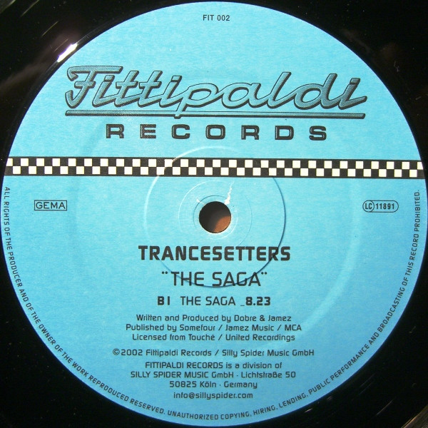 Trancesetters - The Saga | Fittipaldi Records (FIT 002) - 3 Trancesetters - The Saga | Fittipaldi Records (FIT 002) - 3